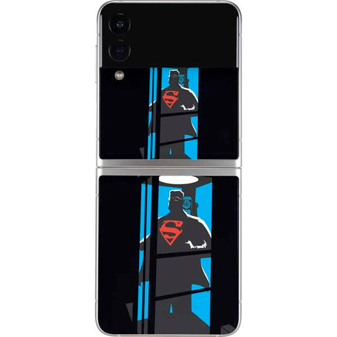 DC Comics Superman Phone booth Galaxy Z Flip3 5G Skin